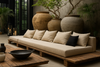 Cushion Covers on the white sofa with a luxurious background