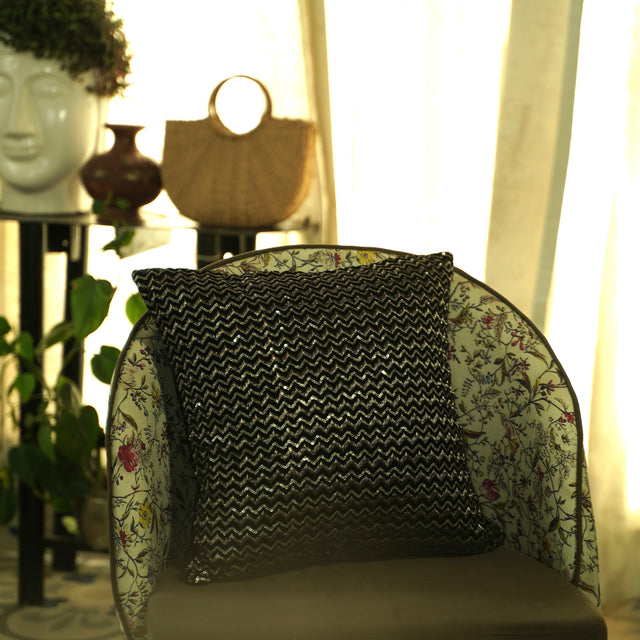 Noir Velvet Cushion Cover