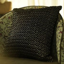 Noir Velvet Cushion Cover