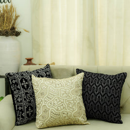 Black Pearl Velvet Cushion Cover