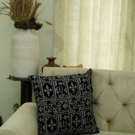Black Pearl Velvet Cushion Cover