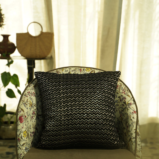 Noir Velvet Cushion Cover